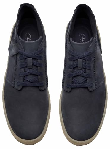 Clarks Premium Homme Streethill Mid Bottine Chukka, Nubuck Bleu Marine, 40 EU
