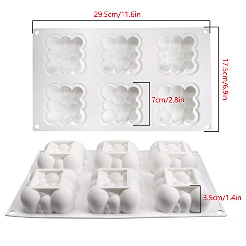 Stampo a Forma di Nuvola a 6 Cavità Dessert della