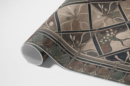 Tapis en vinyle de qualité supérieure motif géométrie élégante PVC