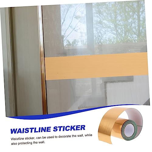 Asakkura 1 Rolo De Rodapé Autoadesivo Guarnição Flexível Guarnição De Canto De Parede Autoadesiva Gu