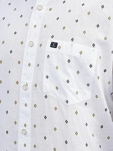 Image of Canoe Men Long Sleeve Spread Collar Casual Shirt