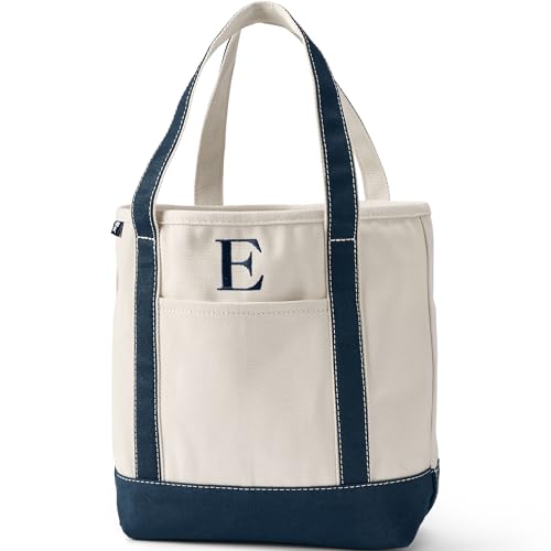 Bolso Tote de lona Lands' End sin monograma miniatura 1