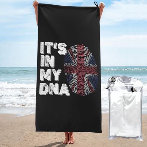 Toalla de playa de Inglaterra ideal para llevar al gimnasio, natación o camping en tu viaje 2