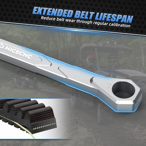 NICECNC Clutch Alignment Tool Compatible with Polaris Ranger 570 2015-2016 RZR 570 EFI 2013, Silver