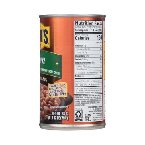 Image of Bush's Best Baked Beans Variety Pack, Seasoned Beans in Savory Sauce for BBQ, Cookouts and Easy Meals, Homestyle 28 Ounce and Onion 28 Ounce (Variety Pack)
