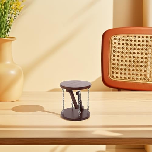 Étagère Flottante en Bois Structure Tendue Ajustable Support Décoratif