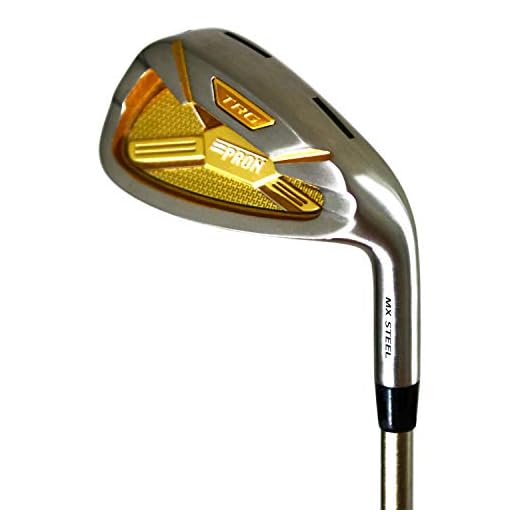 Japan Pron Iron Mens Single Golf Club,Chrome Finish,TRG22 Model,Matrix Stain Steel,Approach Wedge, 49 Degree,Regular Flex,Graphite Shaft,Grip Mid,Plus Length