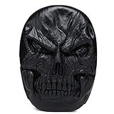 Grabación en relieve tridimensional: la personalidad del diseño del cráneo, 3D tridimensional que realza, accidentado y hermoso, realista.
