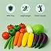 20 Pieces Play Vegetables Playset - Life-Sized Toy Food for Kids Kitchen, Healthy Farmer's Market Grocery Pretend Play Plastic Toy Set for Toddlers