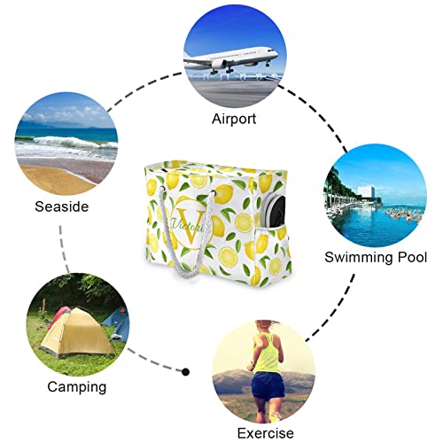 RunningBear Custom Large Beach Bags Personalized Shoulder Tote Bag for Women Customized Shoulder Bag4