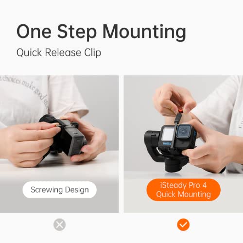 Hohem ACTION CAMERA GS PRO Isteady Pro 4 3-Axis Action Camera Gimbal Stabilizer Compatible thumb #5