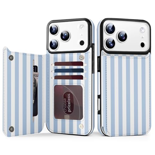 Coque portefeuille iPhone 17 Pro Max anti-rayures pour éviter de briser votre écran tactile