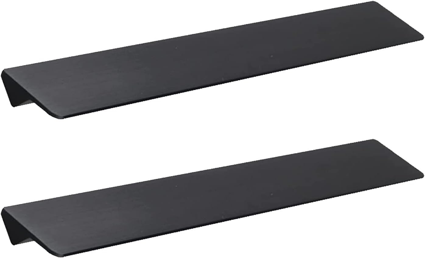 Evwgnpqrv Black Concealed Drawer Handles, Concealed Drawer Handles Knobs Multicolor 64-320Mm Hole Distance Home Kitchen Screws(,Hole Distance:224mm)