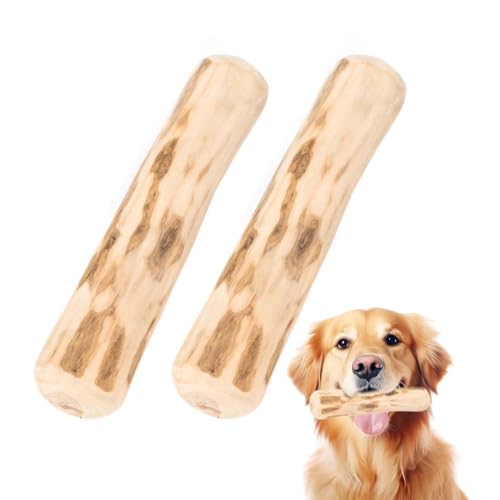 Juguta 2 Pezzi Bastoncini per Cani da Masticare, Legno Caffe per Cani, Masticativi Naturali per Cani e Cuccioli, Giochi Masticativi per Cani Lunga Durata, Giochi per Cani Indistruttibile XS