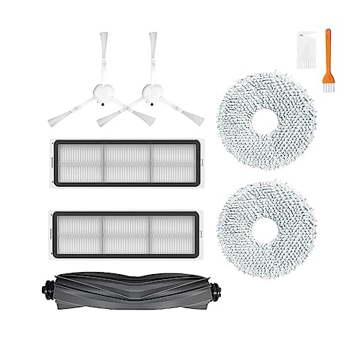 Good-quality Vacuum Cleaner Parts Main Side Brush Hepa Filter Mop Accessories, Compatible For XiaoMi X10+ L10s Ultra S10 Pro(Set g)