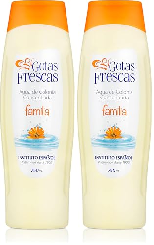 Gotas Frescas Colonia Concentrada Familia 750 Ml (Paquete de 2)