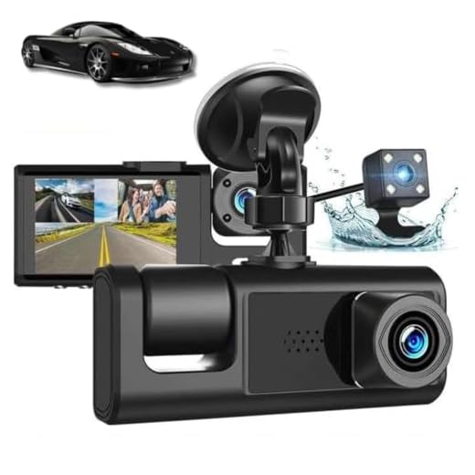 Drumstone ( ) 1080P Dash Cam Front and Rear with Motion Detection, 170° Wide Angle, Parking Monitor - Car Vehicle Camera Recorder- Years Warranty
