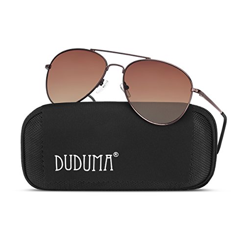 Duduma Premium Classic Sunglasses with Metal Frame Uv400 Protection