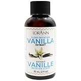 LorAnn Clear Imitation Vanilla Extract 2 Ounce (60ml) - Kosher, Vegan, Sugar-Free, No Corn Syrup, Perfect for Frostings, Cakes, Cookies, Pastries, Economical, Rich, Creamy Flavor, Non-Discoloring