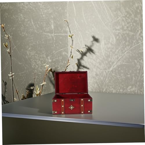 Boîte à clés pratique pour bureau coffret rangement bois de table - 5