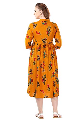 Image of AV2 Women's Rayon Relaxed Fit A Line Maternity Wear