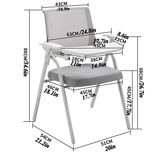 Chaises pliantes avec tableau d'écriture pour aménager un espace de réunion