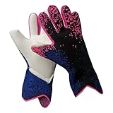 Shurhome Strong Grip Goalie Soccer Glove with Finger Breathable Gloves Strong Grip Goalkeeper Gloves
