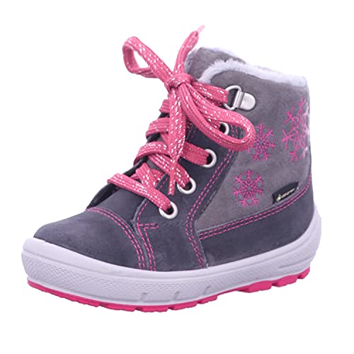 Superfit Mädchen Groovy Warm gevoerde Gore-tex Schneestiefel, Grau Rosa 2000,...