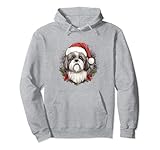 Photo Gallery shih tzu cane babbo natale cappello felpa con cappuccio Photo Gallery shih tzu cane babbo natale cappello felpa con cappuccio