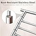 Standing Towel Rack, 4 Tier 360° Rotating Towel Racks for Bathroom with Heavy Marble Base, Freestanding Stainless Steel Foldable Arms Floor Towel Drying Holder Stand for Outdoor Pool, Nickel, YOFOVI