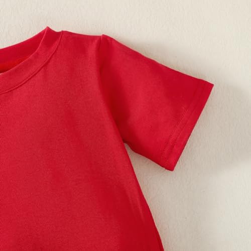 Magic Park 6M-14Y Baby Short Long Sleeve Tee Tops Toddler T-Shirt Kids Solid Color Shirts Boys Girls Casual Blouse4