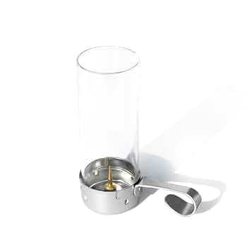 Amazon｜【お墓用】灯ろう中入れ ろうそく立て 大サイズ 石灯籠