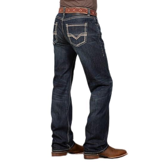 Rock & Roll Pistol Straight Dark Wash Jeans