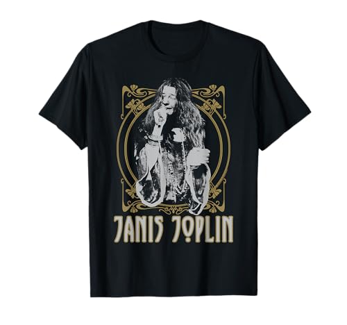 Photo de Janis Joplin Gold Framed T-Shirt