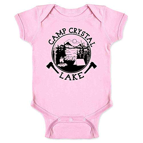 Image of Pop Threads Camp Crystal Lake Counselor Shirt Vintage Costume Baby Toddler Kids Girl Boy T-Shirt