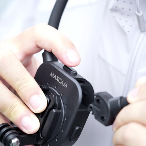 Image of MAXCAM Neck Mount Compatible with DJI Osmo Pocket 3, Solid Aluminum Ring Cycling Fishing First Person Perspective Shooting vlog.