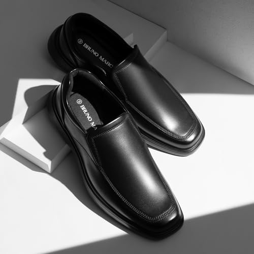 Bruno Marc Bruno Marc Men's Dress Shoes Slip On Comfortable Loafers Business Casual Shoes,Size 11,Black,SBLS2403M