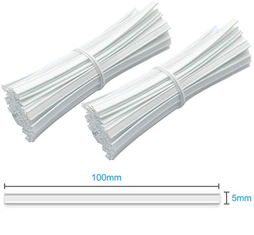 100 Pcs Plastic Nose Bridge Wire For Face Diy Making, Washable Double Wire Nose Bridge Strips, 10Cm Flat Nose Wire Clips Adjustable Plastic Pieces Strips Straps For Face Diy Making #TOP2