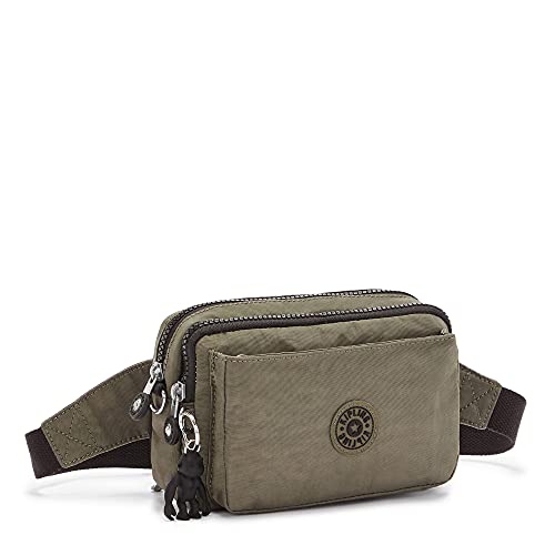 Image of Kipling Women's Abanu Medium Crossbody Bag, Lightweight, Adjustable Nylon Waist Pack with Multi-Compartment Zip Pockets