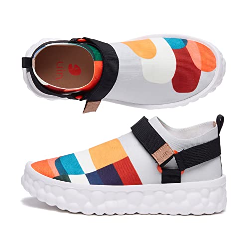Image of UIN Shoes for Women Slip On Sneakers Comfortable Lightweight Barefoot Travel Art Painted Casual Loafers