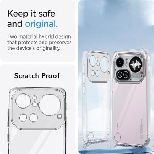 Image of Jkobi Silicone Back Cover Case for Nothing Phone 4A Pro 5G (Clear Shockproof Case with Camera Protection | Soft and Flexible | Transparent)