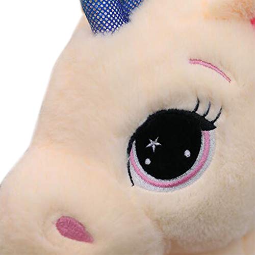 Georgie Porgy Kinder Plüach mit Einhoin Stofftier Mehrfarbigen Kuscheltier Pony Regenbogenschwanz Flügeln… – Bild 4