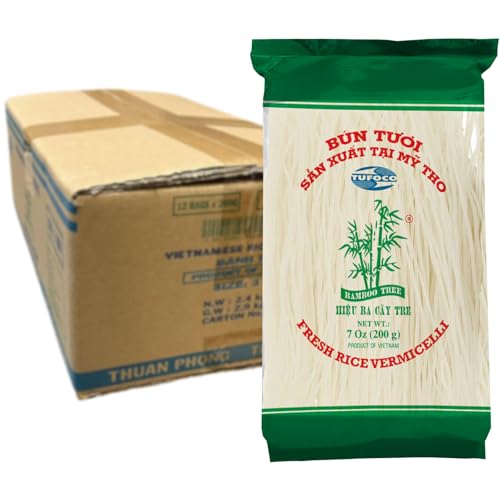 BAMBOO TREE - Frische Reis Vermicelli - 12 X 200 GR - Multipack
