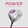 Precise M5 Women’s Golf Clubs Set – Complete Right-Handed Set with Titanium Driver, S.S. Fairway & Hybrid, 5-PW Irons, Putter, Stand Bag & Headcovers – Graphite Shafts – Purple – Petite/Standard/Tall