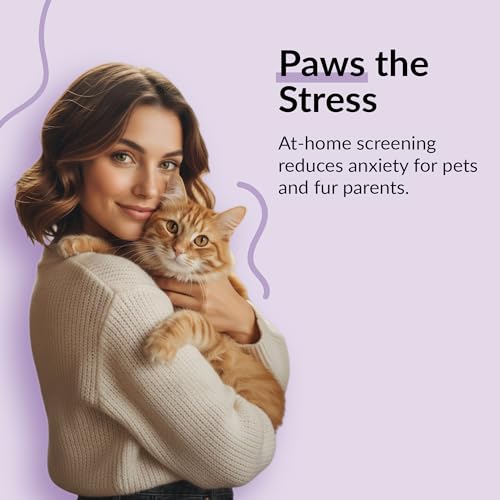 getTested Virus-Kombotest für Katzen (FIV und FeLV), Heimtest, Schnell-Antigen-Testkit für Kätzchen und Katzen, einfache Blutscreening-Lösung, schnelle und genaue Ergebnisse in 10 Minuten