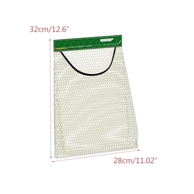 XISAOK Efficient Wall Mount Grocery Bag Washable Garbage Bags Mesh Storage Bags Mounted Kitchen Grocery Mesh Bag Holder