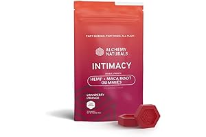 Hemp Gummies for Intimacy Enhancements (30 Count, 25mg per Gummy)