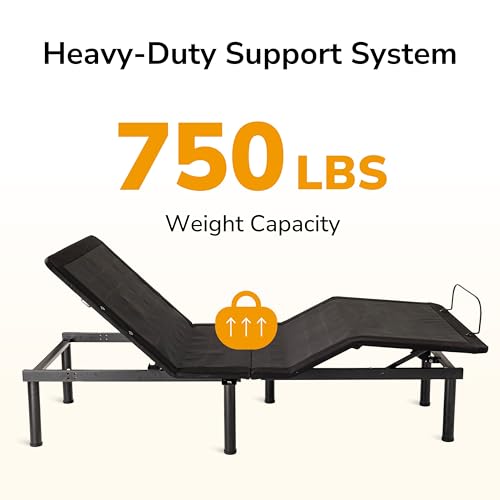 Image of Queen Adjustable Bed Frame + 12 Inch Gel Memory Foam Mattress,Wireless Remote and Massage & Head and Foot Incline,CertiPUR-US Certified & Fiberglass Free,Zero Gravity