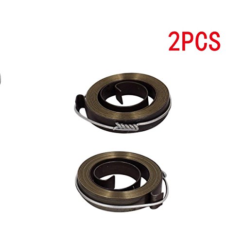 COMOK 2 peças de 10 mm de largura, conjunto de mola de bobina de retorno de alimentação de pena, 54