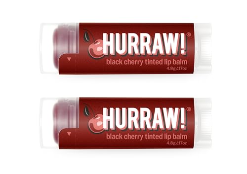 Hurraw! Black Cherry Tinted Lip Balm